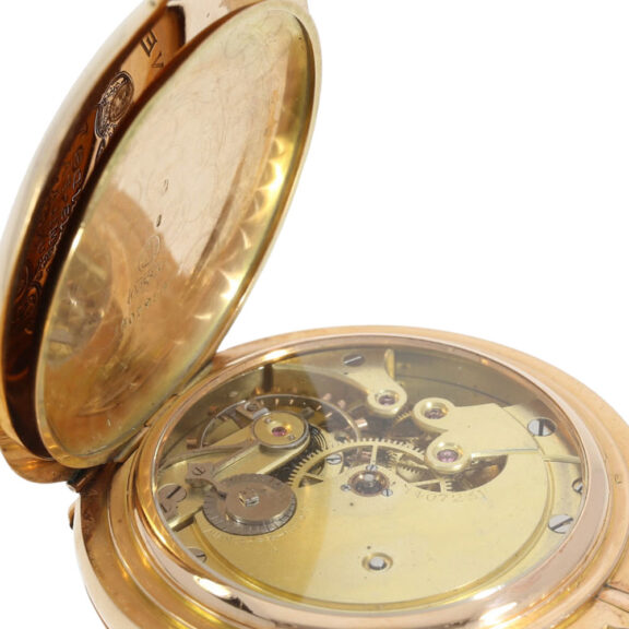 Heavy Swiss 14K rose gold ankerchronometer Circa 1910 Heavy Swiss 14K rose gold ankerchronometer Circa 1910