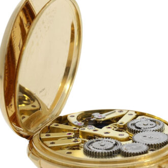 Swiss gold seconde mort Lépine pocket watch Circa 1873
