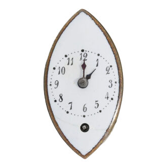 Unusual French 18K gold and enamel ring watch Circa 1890-1900