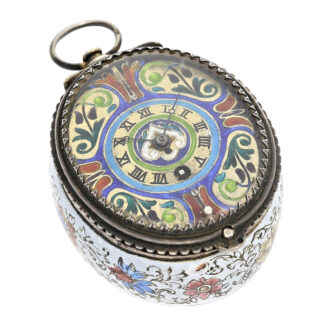 Austrian enamel Neo-Renaissance pendant watch Circa 1830