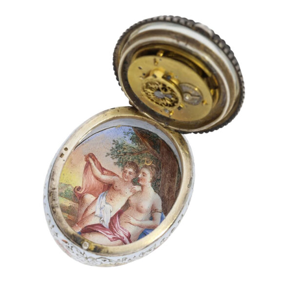 Austrian enamel Neo-Renaissance pendant watch Circa 1830 Austrian enamel Neo-Renaissance pendant watch Circa 1830
