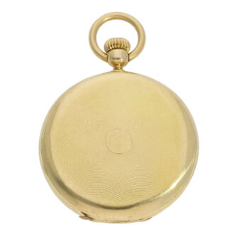 Swiss 18K gold hunting cased lever pocket watch Circa 1852