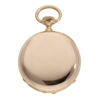 Swiss 18 carat rose gold open faced ankerchronometer pocket watch, circa 1889 Swiss 18 carat rose gold open faced ankerchronometer pocket watch, circa 1889