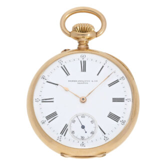 Swiss 18K gold open faced ankerchronometer Circa 1883 Swiss 18K gold open faced ankerchronometer Circa 1883