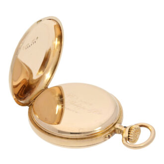 Swiss 18K gold open faced ankerchronometer Circa 1883 Swiss 18K gold open faced ankerchronometer Circa 1883