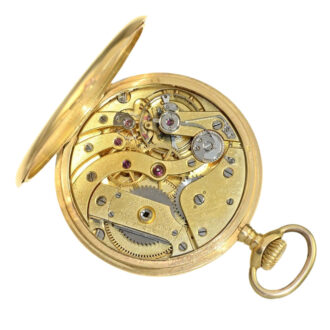 Swiss gold open faced Chronometro Gondolo Circa 1912 Swiss gold open faced Chronometro Gondolo Circa 1912