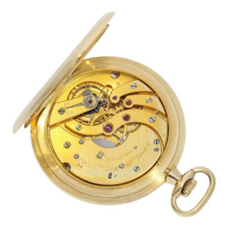 Large Swiss gold hunting cased Art Deco lever watch Circa 1930 Large Swiss gold hunting cased Art Deco lever watch Circa 1930
