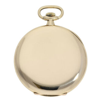 Large Swiss gold hunting cased Art Deco lever watch Circa 1930 Large Swiss gold hunting cased Art Deco lever watch Circa 1930