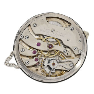 Swiss platinum and diamond-set Art Deco dress watch Circa 1925