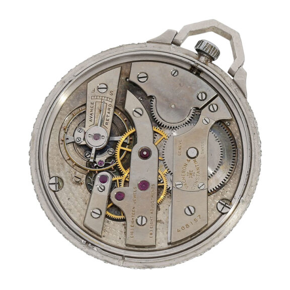 Swiss platinum and diamond-set Art Deco dress watch Circa 1929 Swiss platinum and diamond-set Art Deco dress watch Circa 1929