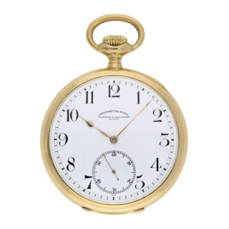 Impressive Swiss 18K gold Chronometre Royal Circa 1915