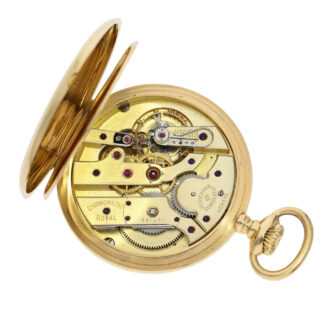 Impressive Swiss 18K gold Chronometre Royal Circa 1915