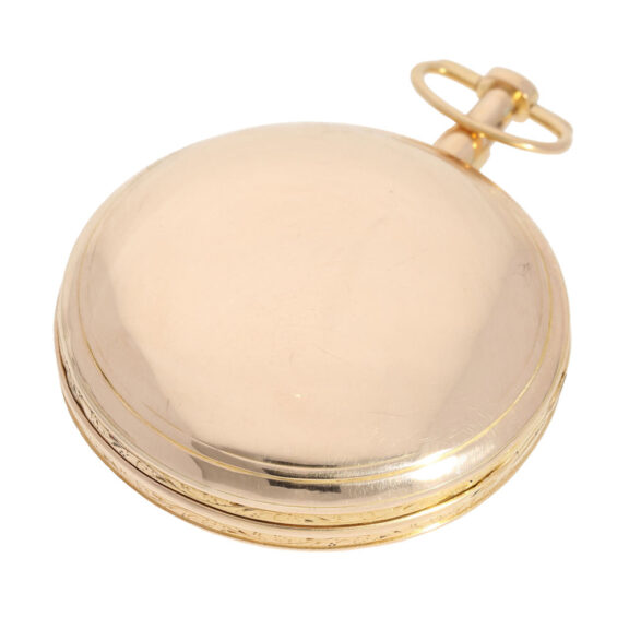 French 18K rose gold quarter repeating cylinder watch Circa 1810 French 18K rose gold quarter repeating cylinder watch Circa 1810