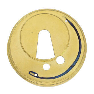 Heavy English 18K gold open faced precision lever Circa 1874