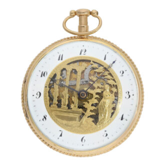 Swiss 18K gold quarter repeating Lépine watch Circa 1820 Swiss 18K gold quarter repeating Lépine watch Circa 1820