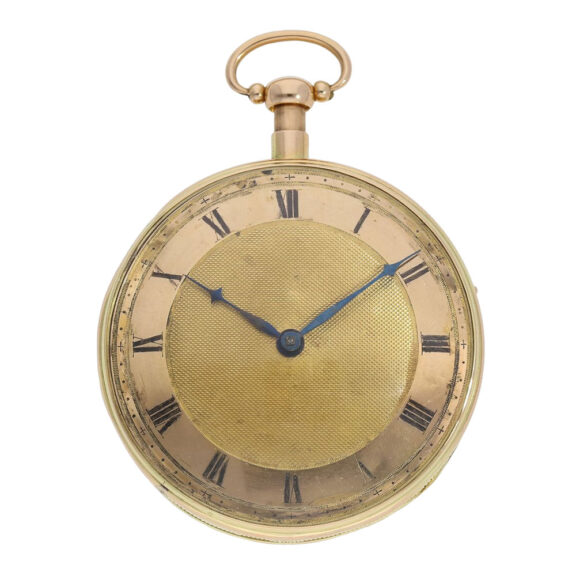 French gold repeating musical cylinder watch Circa 1820