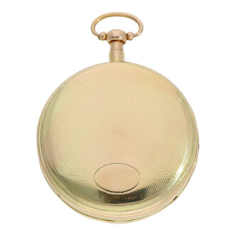 French gold repeating musical cylinder watch Circa 1820