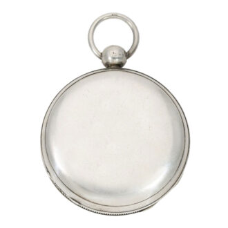 Large Swiss silver open faced astronomical verge watch Circa 1800