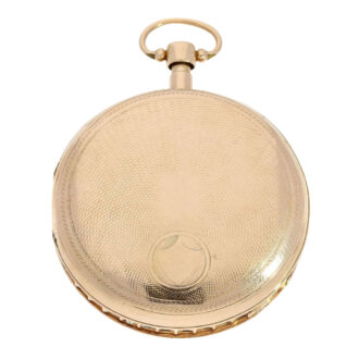 French rose gold repeating musical cylinder watch Circa 1820