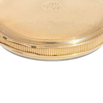 French rose gold minute repeating cylinder watch Circa 1810 French rose gold minute repeating cylinder watch Circa 1810