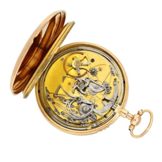 French rose gold minute repeating cylinder watch Circa 1810 French rose gold minute repeating cylinder watch Circa 1810