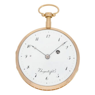 French rose gold minute repeating verge watch Circa 1820 French rose gold minute repeating verge watch Circa 1820