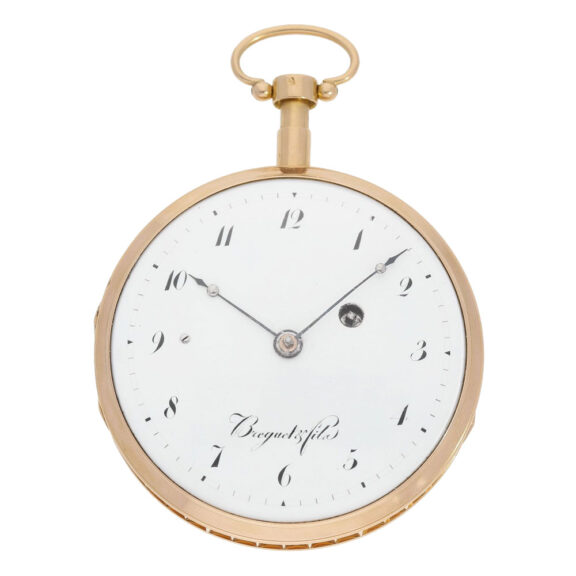 French rose gold minute repeating verge watch Circa 1820 French rose gold minute repeating verge watch Circa 1820