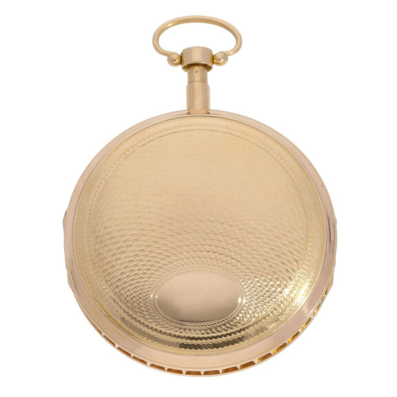 French rose gold minute repeating verge watch Circa 1820 French rose gold minute repeating verge watch Circa 1820