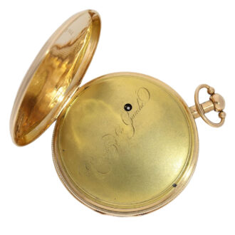 Swiss rose gold repeating verge with Jacquemarts Circa 1820 Swiss rose gold repeating verge with Jacquemarts Circa 1820