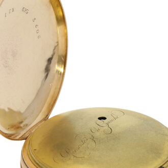 Swiss rose gold repeating verge with Jacquemarts Circa 1820 Swiss rose gold repeating verge with Jacquemarts Circa 1820