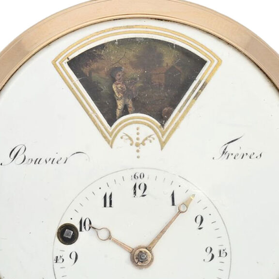 Important Swiss rose gold verge automaton Circa 1810 Important Swiss rose gold verge automaton Circa 1810