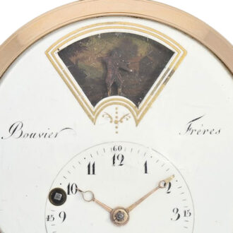 Important Swiss rose gold verge automaton Circa 1810 Important Swiss rose gold verge automaton Circa 1810