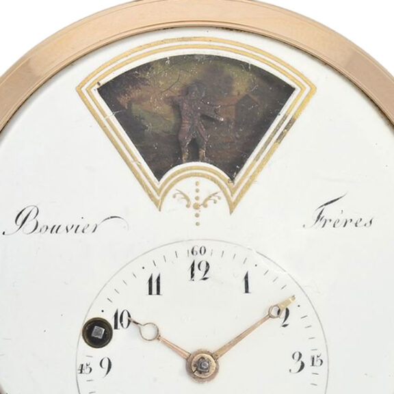 Important Swiss rose gold verge automaton Circa 1810 Important Swiss rose gold verge automaton Circa 1810