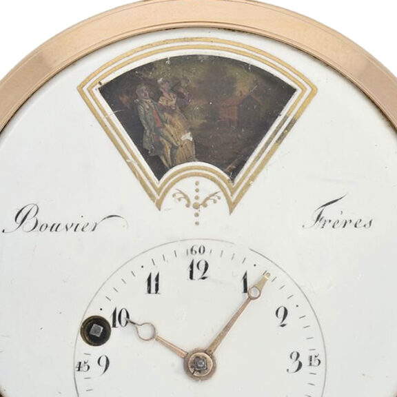 Important Swiss rose gold verge automaton Circa 1810 Important Swiss rose gold verge automaton Circa 1810