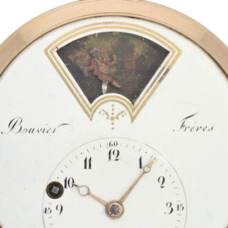 Important Swiss rose gold verge automaton Circa 1810 Important Swiss rose gold verge automaton Circa 1810