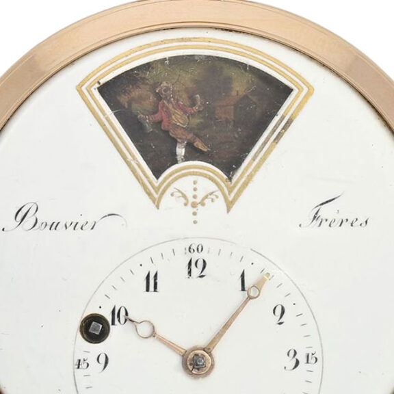 Important Swiss rose gold verge automaton Circa 1810 Important Swiss rose gold verge automaton Circa 1810