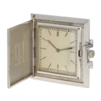Swiss platinum square Art Deco lever dress watch Circa 1920