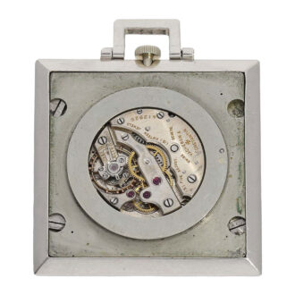 Swiss platinum square Art Deco lever dress watch Circa 1920