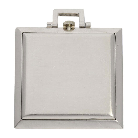 Swiss platinum square Art Deco lever dress watch Circa 1920 Swiss platinum square Art Deco lever dress watch Circa 1920