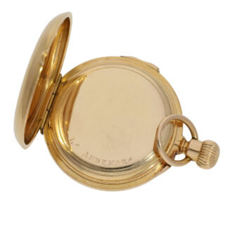 Swiss gold half-hunting cased repeating watch Circa 1880