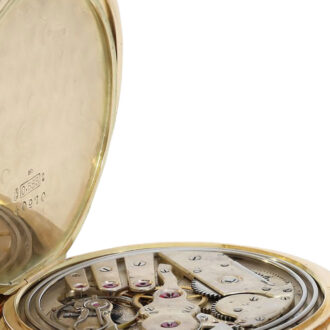 German gold repeating Cartier-style precision watch Circa 1920