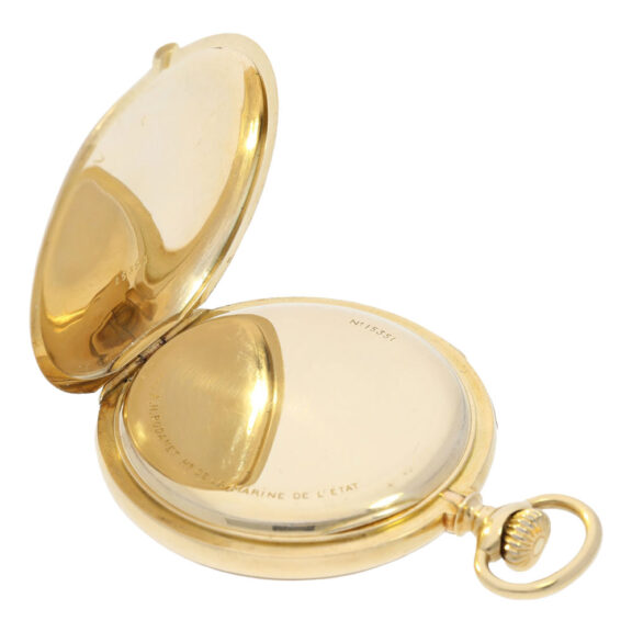 French gold hunting cased repeating lever watch Circa 1910 French gold hunting cased repeating lever watch Circa 1910