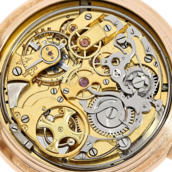 Swiss rose gold repeating astronomical lever watch Circa 1900 Swiss rose gold repeating astronomical lever watch Circa 1900