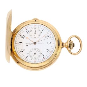 Swiss chronograph ankerchronometer with register Circa 1900