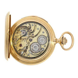 Swiss gold minute repeating lever watch Circa 1900