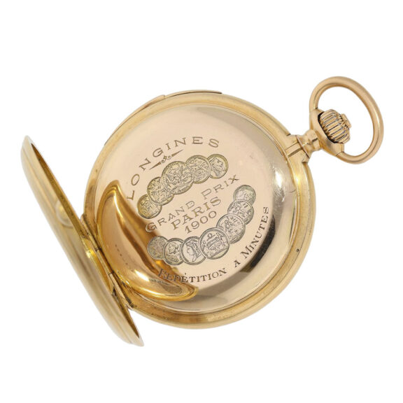 Swiss gold minute repeating lever watch Circa 1900 Swiss gold minute repeating lever watch Circa 1900