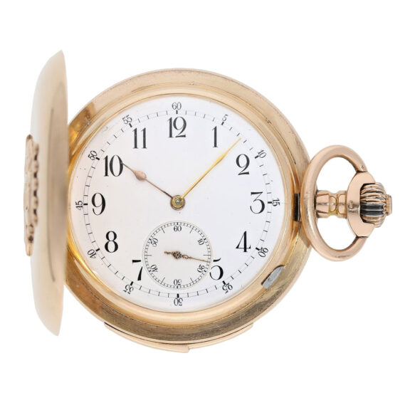 Swiss rose gold repeating lever precision watch Circa 1897-1899 Swiss rose gold repeating lever precision watch Circa 1897-1899