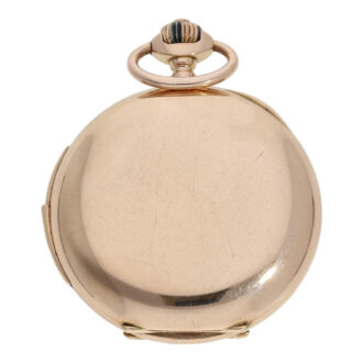 Swiss rose gold repeating lever precision watch Circa 1897-1899