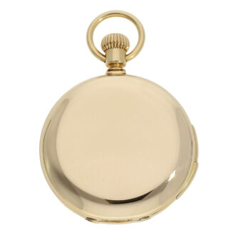 Swiss 18K gold quarter repeating lever precision watch Circa 1875