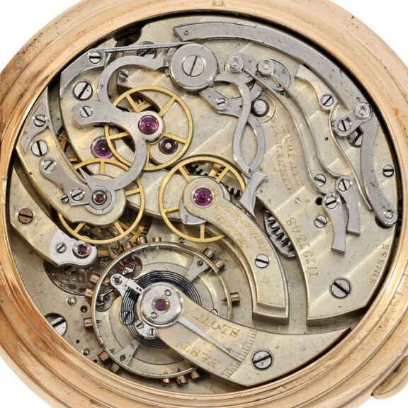 Swiss rose gold split-seconds chronograph Circa 1893 Swiss rose gold split-seconds chronograph Circa 1893